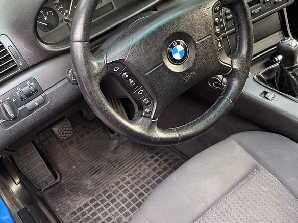 2003 BMW 3 серии 318i IV (E46) Рестайлинг, синий, 500000 рублей - вид 10