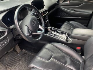 2019 Hyundai Santa Fe IV, чёрный, 2700000 рублей, вид 5