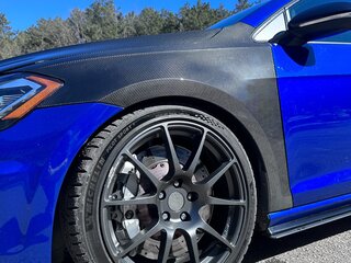2018 Volkswagen Golf R VII Рестайлинг, синий, 3990000 рублей, вид 4