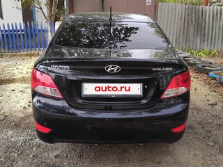 2011 Hyundai Solaris I, чёрный, 675000 рублей, вид 3