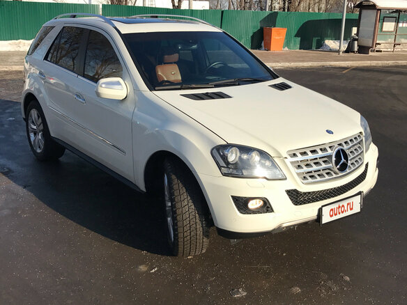 2008 Mercedes-Benz M-Класс 350 II (W164) Рестайлинг, белый - вид 2