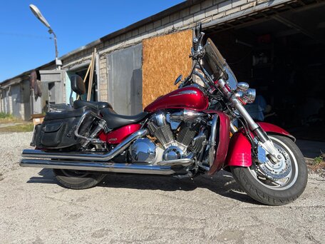 2002 Honda VTX 1800, красный, 730000 рублей, вид 2