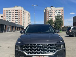 2021 Hyundai Santa Fe IV Рестайлинг, синий, 4550000 рублей, вид 2