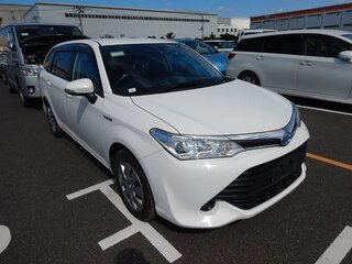 2017 Toyota Corolla Fielder XI (E160, E170, E180) Рестайлинг 1, белый, 1100000 рублей, вид 2