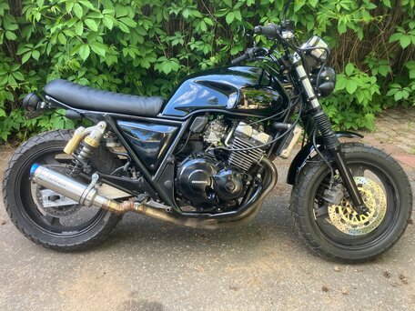 1995 Honda CB 400 Super Four, чёрный, 230000 рублей, вид 1