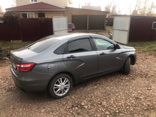 2016 Lada (ВАЗ) Vesta I, серый, 750000 рублей, вид 2