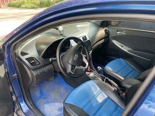 2013 Hyundai Solaris I, синий, 1200000 рублей, вид 4