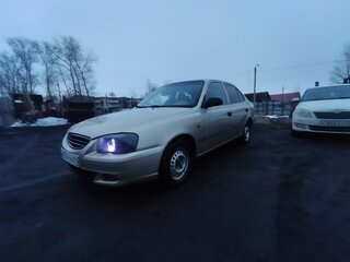 2005 Hyundai Accent ТагАЗ II, бежевый, 320000 рублей, вид 1