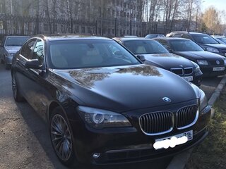 2011 BMW 7 серии 740d xDrive V (F01/F02/F04), чёрный, 1850000 рублей, вид 2