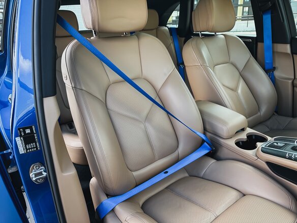 2019 Porsche Macan I Рестайлинг, синий, 4999000 рублей - вид 35