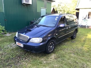 2006 Kia Carnival I Рестайлинг, синий, 550000 рублей, вид 1