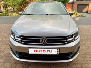 2019 Volkswagen Polo V Рестайлинг, серебристый, 1299000 рублей, вид 3