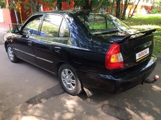 2006 Hyundai Accent ТагАЗ II, чёрный, 280000 рублей, вид 3
