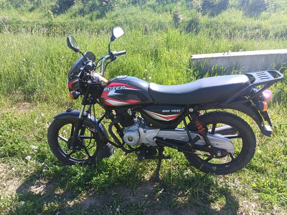 2021 Bajaj Boxer BM 150, чёрный, 105000 рублей - вид 2