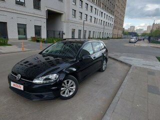 2018 Volkswagen Golf VII Рестайлинг, чёрный, 1770000 рублей, вид 1