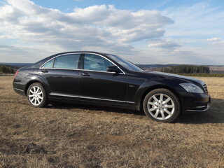 2009 Mercedes-Benz S-Класс 350 V (W221) Рестайлинг, синий, 1400000 рублей, вид 4