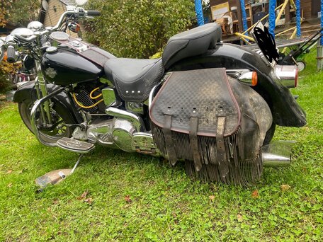 1998 Harley-Davidson Springer Softail, пурпурный, 1580000 рублей, вид 5