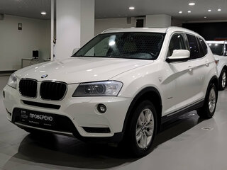 2012 BMW X3 28i xDrive II (F25), белый, 1435000 рублей, вид 1