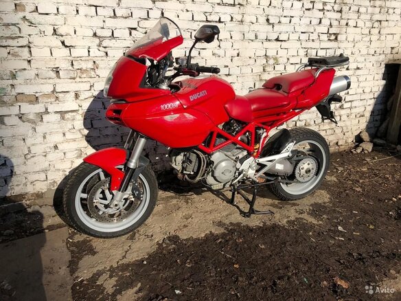 2003 Ducati Multistrada 1000, красный