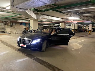 2014 Mercedes-Benz S-Класс 350 CDI BlueTEC Long 7G-TRONIC VI (W222, C217), чёрный, 2750000 рублей, вид 2