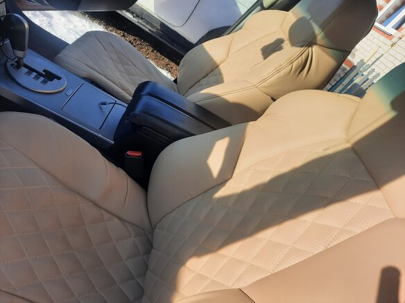 2005 Infiniti FX35 I (S50), оранжевый, 1300000 рублей - вид 9