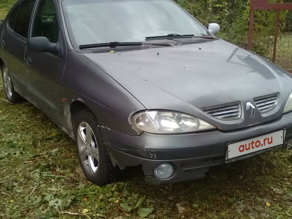 2000 Renault Megane I Рестайлинг, серый, 150000 рублей