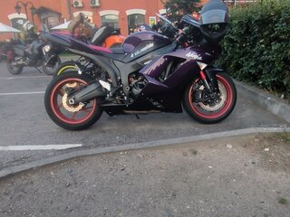 2007 Kawasaki ZX-6 Ninja, фиолетовый, 534901 рублей, вид 2