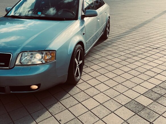 2002 Audi A6 II (C5) Рестайлинг, голубой, 475000 рублей