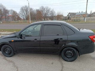 2012 Lada (ВАЗ) Granta I, чёрный, 515000 рублей, вид 4