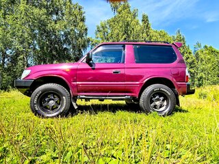1997 Toyota Land Cruiser Prado 90 Series, пурпурный, 1210000 рублей, вид 5