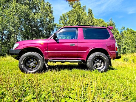 1997 Toyota Land Cruiser Prado 90 Series, пурпурный, 1210000 рублей, вид 5