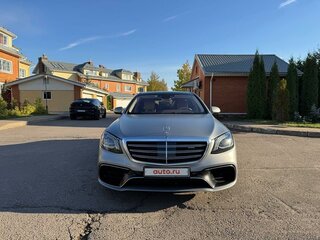 2017 Mercedes-Benz S-Класс AMG 63 AMG Long III (W222, C217) Рестайлинг, серебристый, 7800000 рублей, вид 2