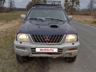 2003 Mitsubishi L200 III, синий, 450000 рублей, вид 2