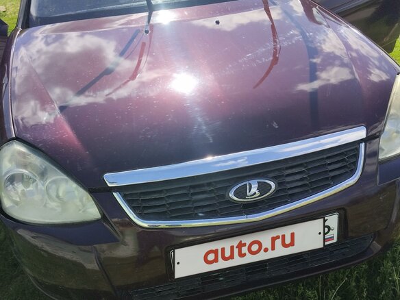 2011 Lada (ВАЗ) Priora I, красный, 430000 рублей