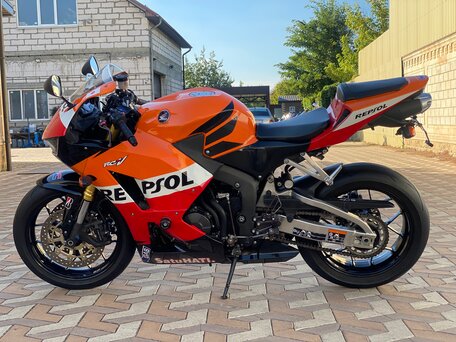 2013 Honda CBR 600RR, жёлтый, 870000 рублей, вид 4
