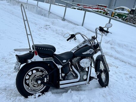 2001 Harley-Davidson Softail Standard, чёрный, 789000 рублей, вид 4