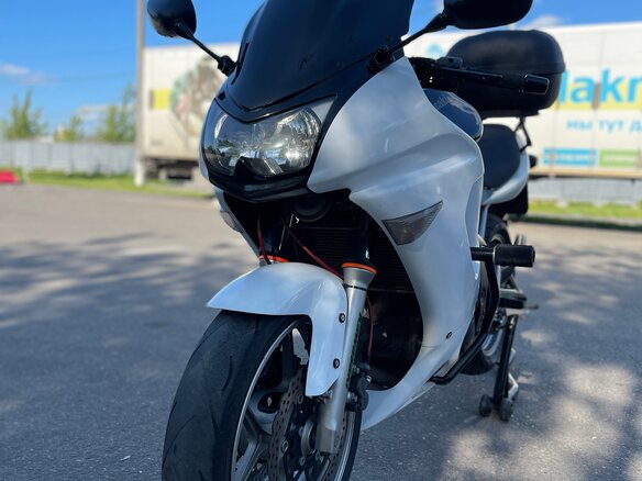 2008 Kawasaki ER-6F (Ninja 650R), чёрный, 420000 рублей - вид 9