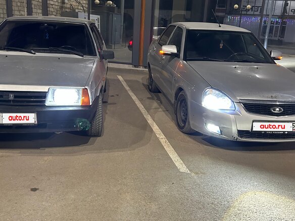 2003 Lada (ВАЗ) 21099, серебристый, 150000 рублей - вид 3