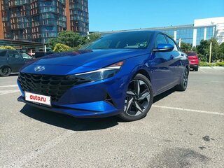 2022 Hyundai Elantra VII (CN7), синий, 1870000 рублей, вид 2