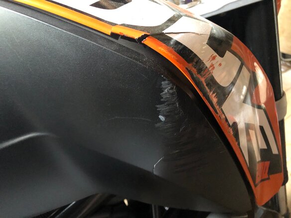 2013 KTM 200 Duke, оранжевый, 190000 рублей - вид 5
