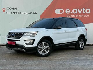 2016 Ford Explorer V Рестайлинг, белый, 2500000 рублей, вид 1