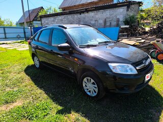 2015 Lada (ВАЗ) Granta I, чёрный, 500000 рублей, вид 2