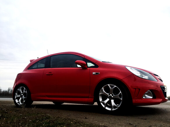 2008 Opel Corsa OPC D, красный - вид 4