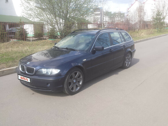 2004 BMW 3 серии 320i IV (E46) Рестайлинг, синий