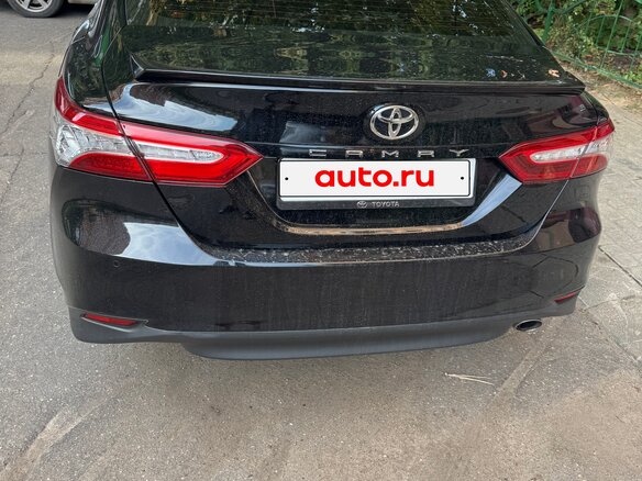 2019 Toyota Camry VIII (XV70), чёрный, 3150000 рублей - вид 1
