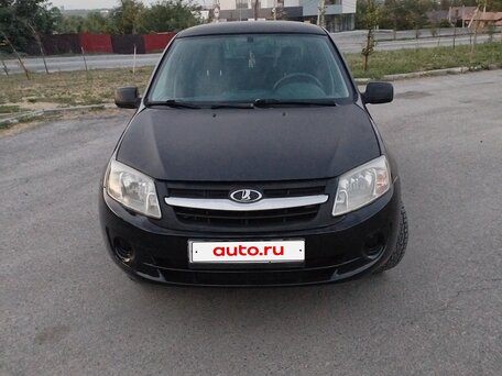 2012 Lada (ВАЗ) Granta I, чёрный, 350000 рублей, вид 2