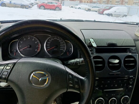 2006 Mazda 6 I (GG) Рестайлинг, фиолетовый, 550000 рублей - вид 4