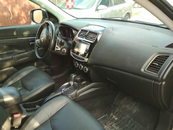 2014 Mitsubishi ASX I Рестайлинг, белый - вид 4