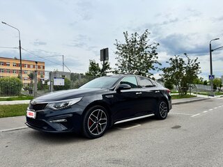 2019 Kia Optima IV Рестайлинг, синий, 2450000 рублей, вид 1