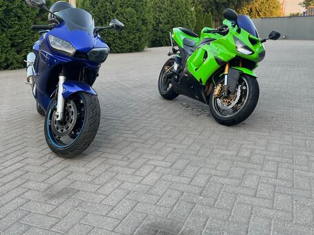 2006 Kawasaki ZX-6R Ninja, зелёный, 480000 рублей, вид 5